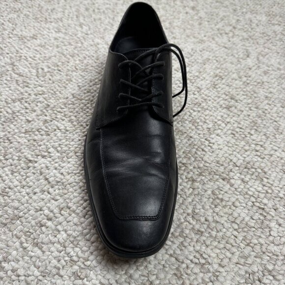 Cole Haan Mens Air Adams Black Dress Oxford Apron Toe Derby C09438 Size 12 M - Picture 12 of 16
